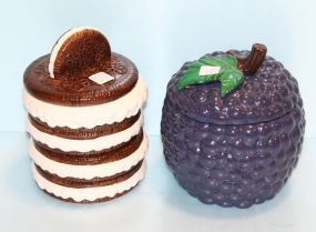 Grape Cookie Jar and Oreo Cookie Jar