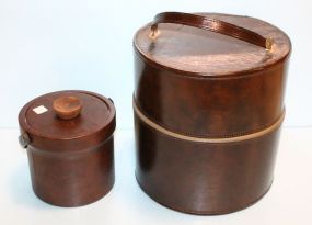 Small Ice Bucket and Hat Box