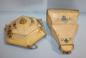 Metal Bird Feeder & Wall Pocket