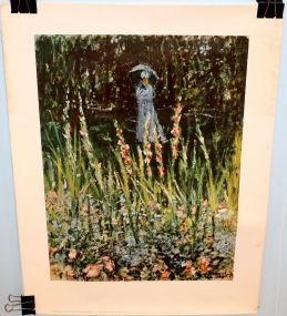 1961 Claude Monet- "Madame Monet in Her Garden" by H.S. Crocker
