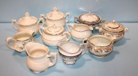 Sets of Creamers and Sugars