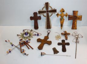Basket Full of Various Crosses
