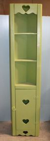 Lime Green Corner Cabinet