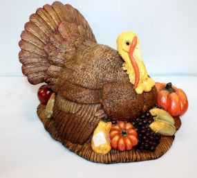 Resin Turkey Centerpiece