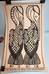 Unpainted Block Print "The Birds of Walter Anderson"