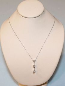 14K White Gold Necklace