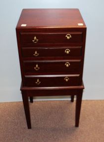 Mahogany Four Drawer Stand