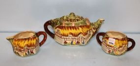 3 Piece "Ann Hatthaway's" Tea Set
