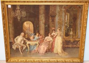 French Parlor Scene Print