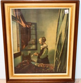 "A Girl Reading a Letter" Print