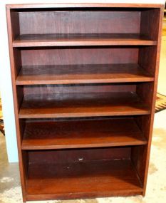 Four Shelf Open Bookcase