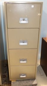 Four Drawer Metal Filing Cabinet