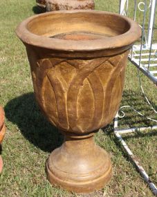 Terra Cotta Pedestal Planter