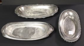 James Tuft Quadruple Plate Oval Tray, St. Louis Silver Quadruple Plate Oval Tray, Superior Silver Quadruple Plate Oval Tray