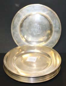 Set of Eight Lordlay Brook Bread Plates