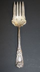 Rare Large Sterling Silver Metal Fork Marked C.L. Byrd and Co.