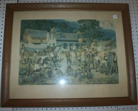 Vintage Print "The Rifle Frolic"