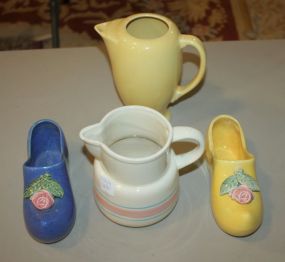 McCoy Pitcher, Fiesta Pitcher, McCoy Dutch Shoes