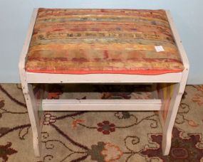 Painted Vintage Vanity Stool
