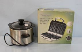 Belguim Waffle Maker, Small Crockpot
