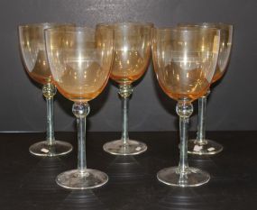 Set of Five Casafina Wine Glasses