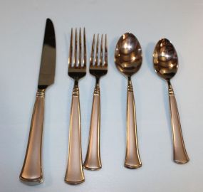 Five Piece Reed & Barton Stainless Flatware