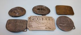 Six Various Belt Buckles