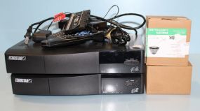 Two Satalite Dish Boxes