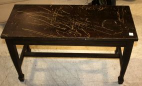 Piano Stool 34" w., 14 1/2" dia., 20" h.