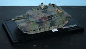 Unimax Tank on U.S. MIAI Abrams Stand 10" w.