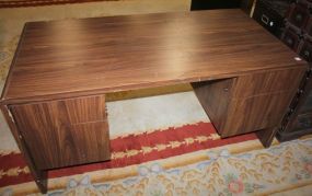 Contemporary Desk 60" w., 29 1/2" dia., 28 1/2" h.