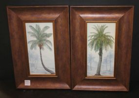 Two Framed Palm Prints 10" w., 14 1/2" h.