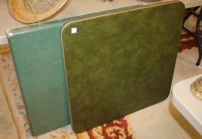 Two Folding Card Tables