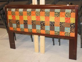 Queen Size Headboard Has metal frame; 42" h.