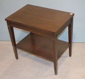 Mahogany End Table 15 1/2", 24", 22" h.