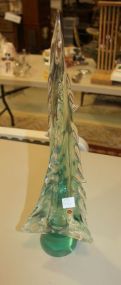 Murano Glass Christmas Tree 20 1/2" h.