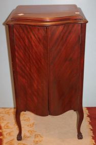 Mahogany Sheet Music Cabinet 21" w., 18" d., 41" h.