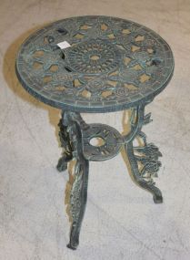 Aluminum Stand 14" d., 20" h.