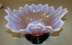 Fostoria Pink Glass Bowl 11" dia.