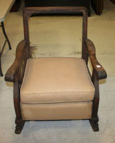 Rocker Matches lot #599 and 600; 34" h.