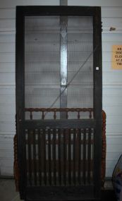 Antique Screen Door 35" w., 84" h.