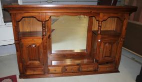 Contemporary Console Top Lighted; 73" w., 16" d., 46" h.