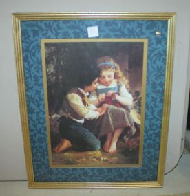 Print of Young Girl and Boy 16