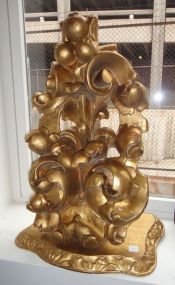 Large Gilt Wood Bracket with new shelf
