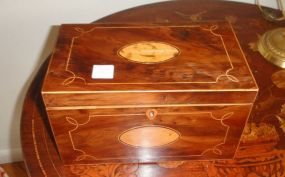 Mahogany Stationary Box with inside intact