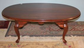 Queen Anne Style Coffee Table 45"w., 27"d., 16"h.