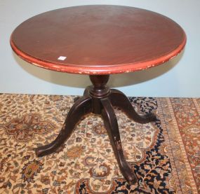 Snake Foot Round Center Table 33"dia., 30"h.