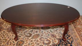 Queen Anne Style Coffee Table 44"w., 26"d., 16"h.