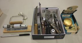 Nut Cracker, Toilet Paper Holder, Kitchen Utensils, and Door Bell