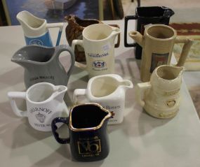 Ten Ceramic Pitchers